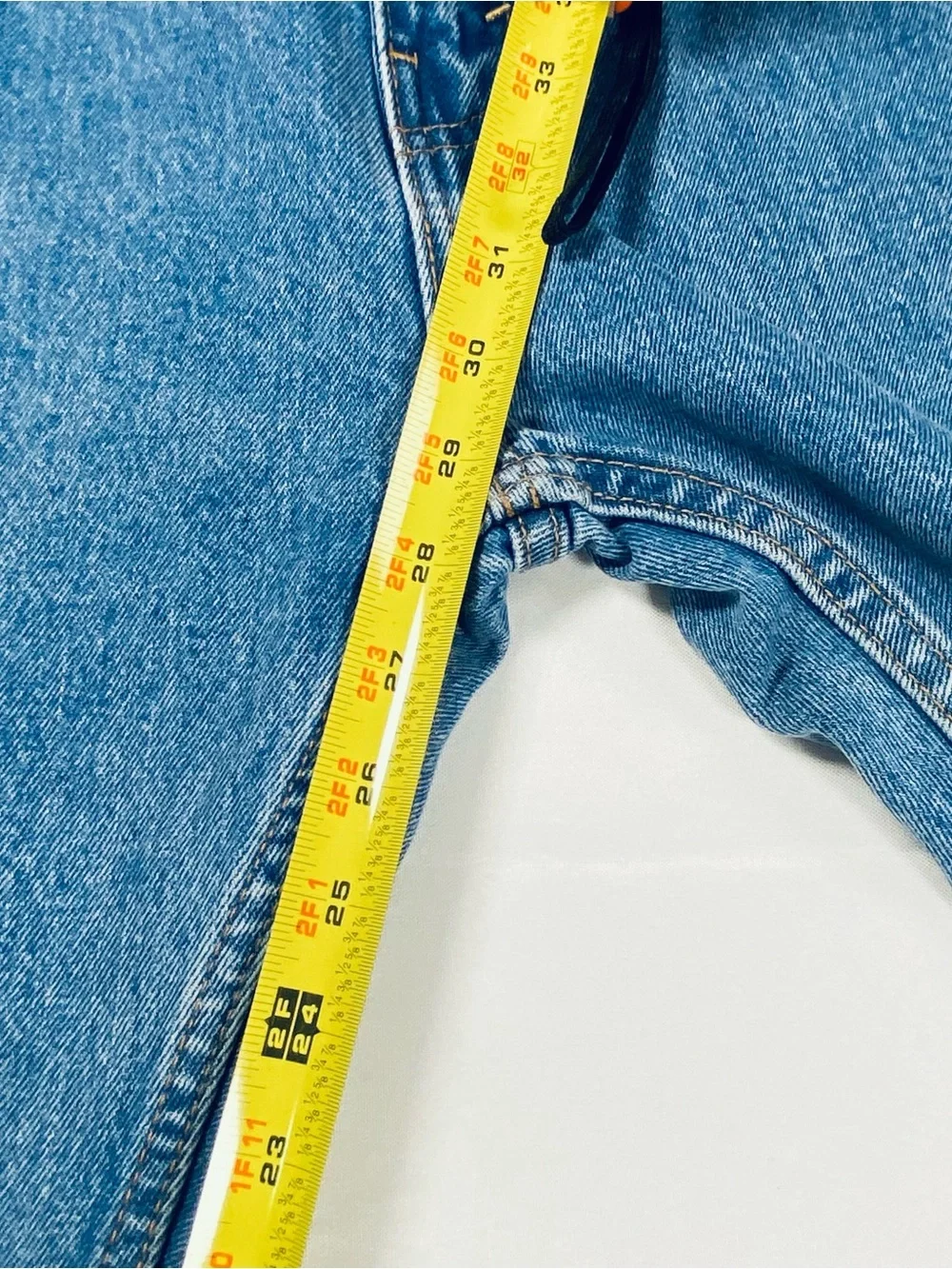 Levi’s 505 Regular Fit Jeans Mens 44x30 Medium Wash Blue 100% Cotton NWT